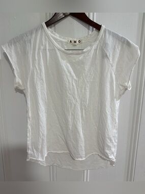 AMO Raglan Cap Sleeve Tee